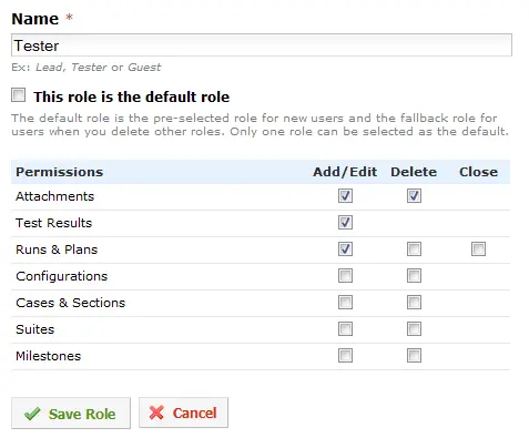 Announcing TestRail 1.1 1 permissions
