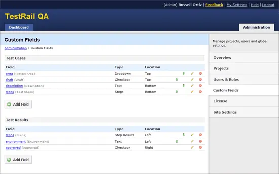 TestRail 1.3 released 1 cutom fields small