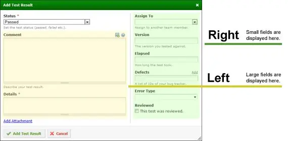 TestRail 1.3 released 4 test results