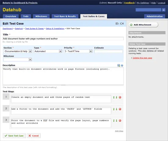 TestRail 1.3 released 5 steps small