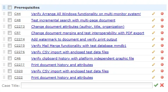 TestRail 1.3 released 7 add case