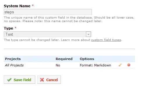 TestRail 2.0 released 7 fields
