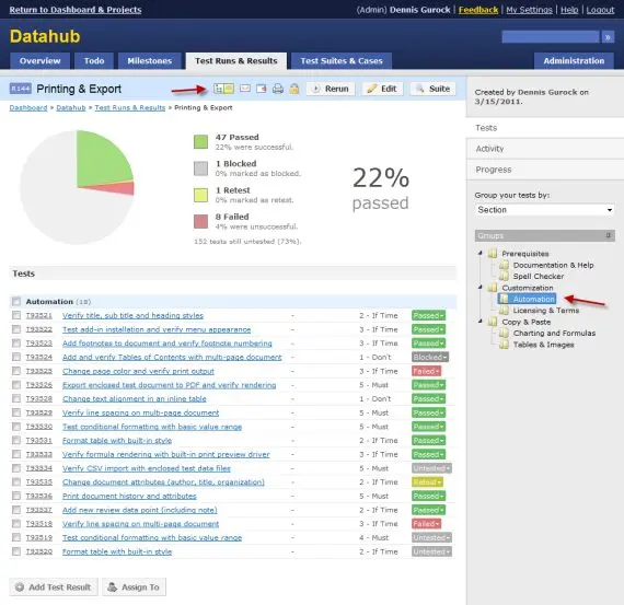 TestRail 2.3 now available 1 run small