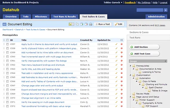 TestRail 2.7 now available 7 columns small