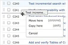 Introducing TestRail 4.0 14 dragdrop