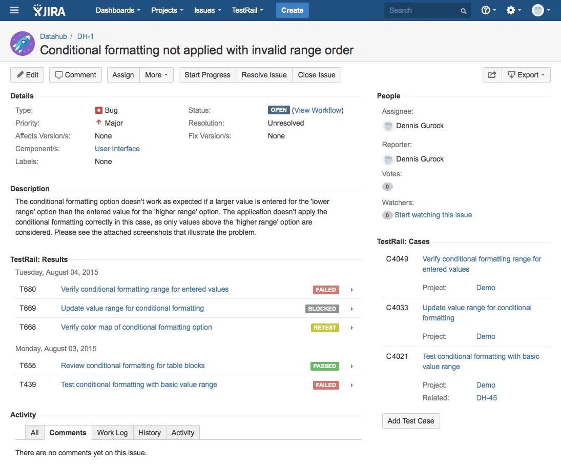 TestRail 5.0 - Full JIRA Test Management & More 4 jira-issue