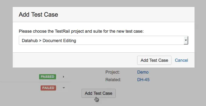 TestRail 5.0 - Full JIRA Test Management & More 10 add case 1