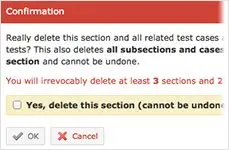 TestRail 5.0 - Full JIRA Test Management & More 18 confirmation 1