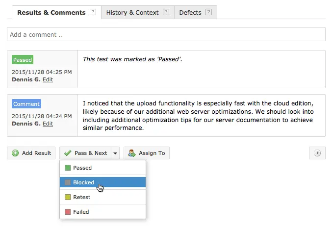 TestRail 5.1 - Introducing TestRail FastTrack for Incredibly Productive Testing 4 quickresult
