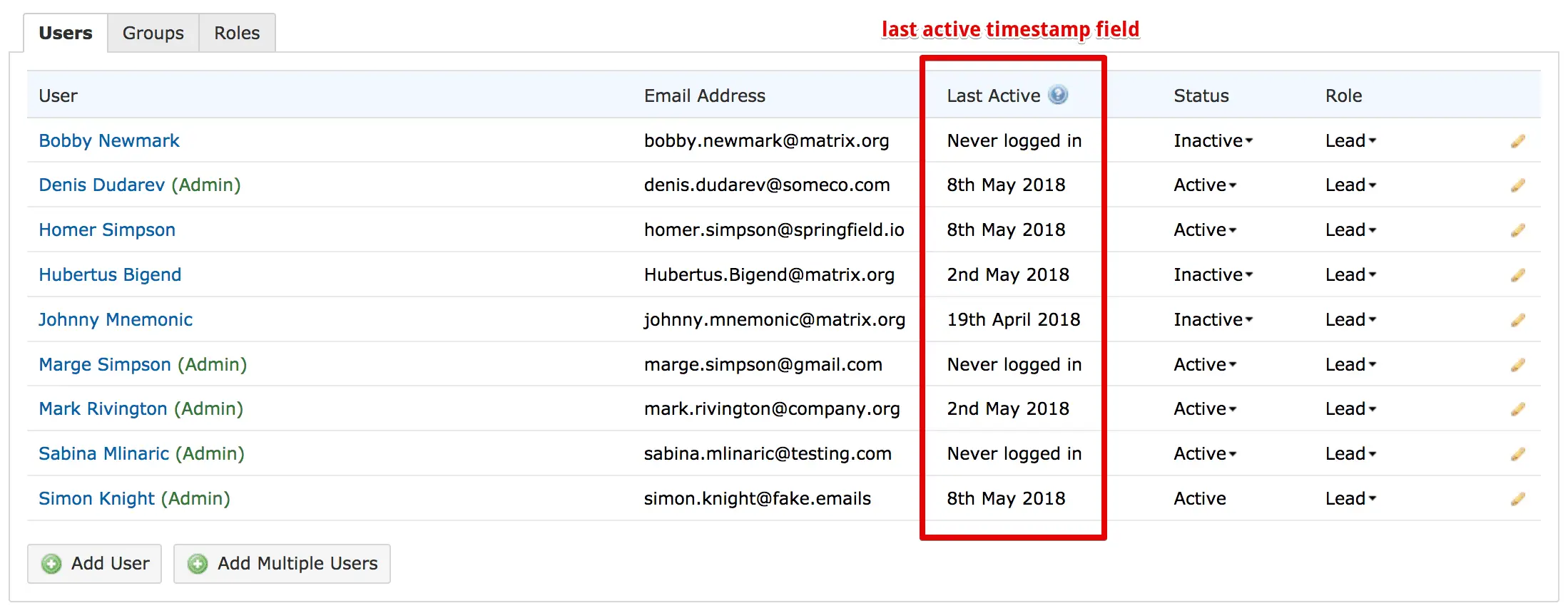 Announcing TestRail 5.5 Release with Ranorex Integration, GDPR, Admin, UI and Performance Enhancements 3 last active column in the users and roles administration area