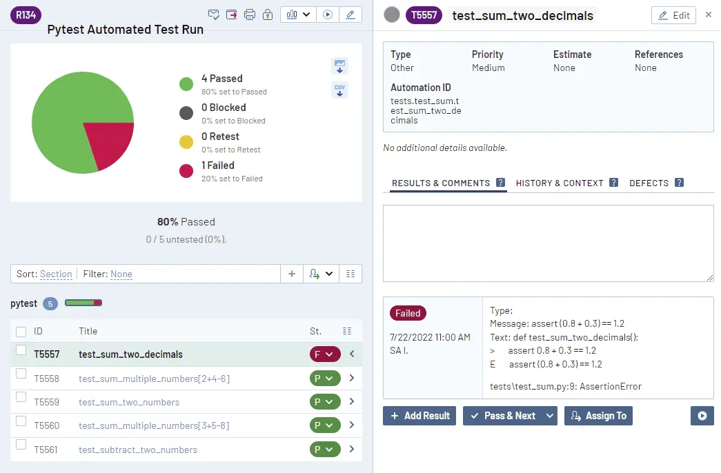 Integrating with Pytest ss2.png