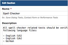 Introducing TestRail 4.0 13 section-description